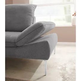 W.Schillig Eckcouch Chenille 3-Sitzer Grau
