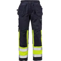 Fristads Flame High Vis Handwerkerhose Kl. 1 2586 FLAM warnschutz-gelb/marine