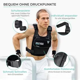 PULLUP & DIP Gewichtsweste Modular anpassbar 1-15 kg unisex