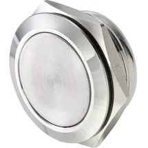 TRU Components TC-9563740 Drucktaster 12 V 0.005 A 1 x Aus/(Ein) Kontaktelement (Ø x H) 21.7 mm x 14.5 mm IP65 1 St. Bulk