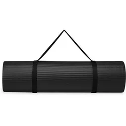 GAIAM FITNESSMATTE  ESSENTIALS BLACK 10MM, schwarz, ONE SIZE