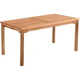 Möbilia Gartentisch Teak natur 150x90 cm