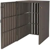 Proregal Mülltonnenbox PROREGAL XL 115 x 77 x 97 cm grau