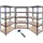 MonsterShop Lagerregal MDF 90 cm schwarz