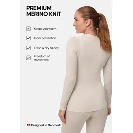 Danish Endurance CORE MERINO THERMO SHIRT Offwhite XL