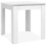 freiraum Esstisch Oslo, mit Schublade, in Weiß - 80x77x80cm (BxHxT) weiß