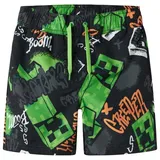 NAME IT Nkmmic Minecraft Swimshorts Schwarz 116