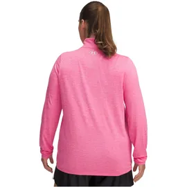 Under Armour Tech 1/2 Zip - Twist& pink white (672-100) 2X