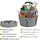 Maximex Universal Reinigungs-Caddy Ø 28 x 26,5 cm 1-tlg. anthrazit