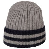 Stetson Strickmütze Villerson Stripes Kaschmir Beanie mit Umschlag