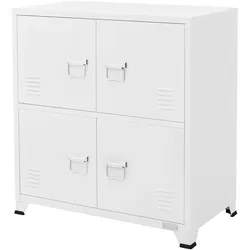 ML-Design Büroschrank Aktenschrank Metallschrank mit Regalfächer Stahlschrank 75x40x80,5cm