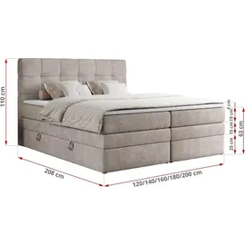 MKS Erni King 140 x 200 cm H4 Beige