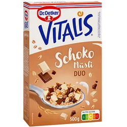 Dr.Oetker Vitalis Schoko-Duo Müsli 500,0 g