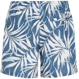 O'Neill Herren Badeshorts Cali Floral 16'', blue dipped leaves XL