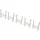 TRU Components TC-DNF17203 Nagelschellen 1593094 Bündel-Ø-Bereich 17.70mm (max) zweilaschig Weiß