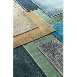 tesso living Vintage-Teppich, Silber, Textil, Rechteckig, 80x195 cm & Böden, Teppiche, Vintage-Teppiche