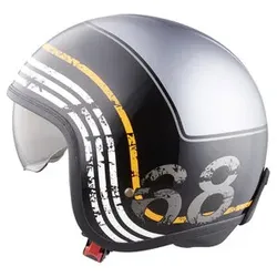Highway 1 Retro 68 II Jethelm silber, M