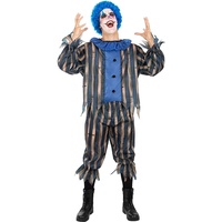 Funidelia | HorrorClown Kostüm für Herren Clowns, Killer Clown, Halloween, Horror - Kostüm für Erwachsene & Verkleidung für Partys, Karneval & Halloween - Größe XXL - Granatfarben