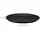 Relaxdays Serviertablett 3er Set, rund Ø 28 cm, Bartablett, rutschfeste Oberfläche, Kellnertablett Gastronomie, Schwarz