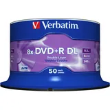 Verbatim DVD+R DL 8,5GB 8x mattes silber 50er Spindel