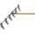 Siena Garden Rillenzieher, Verstellbarer Kopfwinkel, variabel, Einstellbarer Scharenabstand Arbeitsbreite 75 cm, 6 Scharen, Scharrenlänge 12 cm,verzinkt