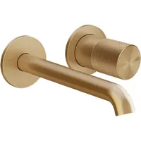 GESSI Habito Waschtisch-Einhebelmischer, DIAMANTATO, - warm bronze gebürstet