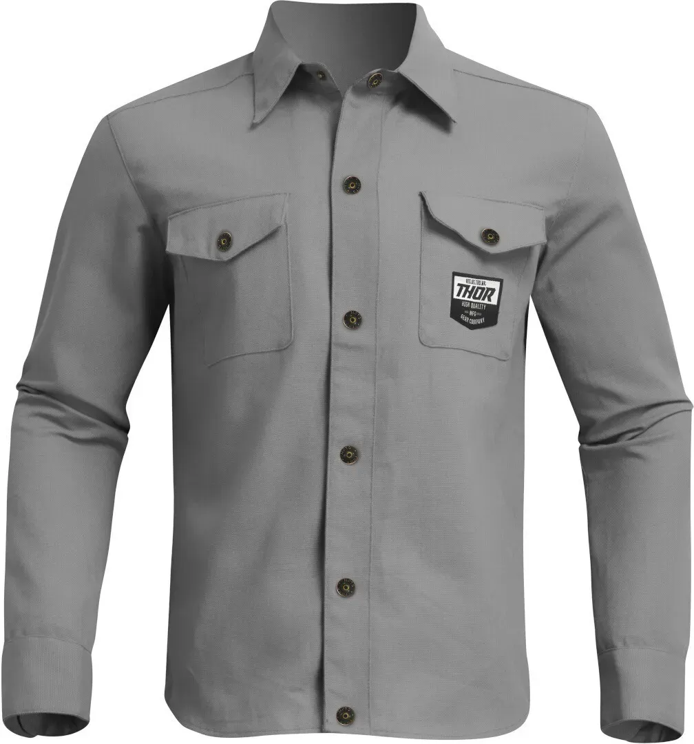 Thor Overshirt Overhemd, grijs, 2XL Voorman