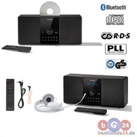 Bluetooth Stereoanlage 4/1 Musik Mp3 CD Radio Tuner Aux Fernbedienung USB Player