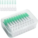 Zahnbürsten Interdentalbürsten Silikon Doppelkopf 200 Stück