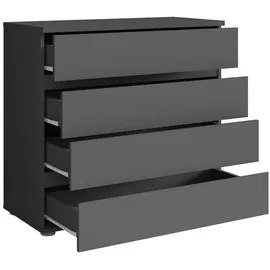 Feldmann-Wohnen Schubladenkommode 92 x 85 x 42 cm Graphit Grau