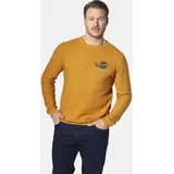 Jan Vanderstorm Rundhalspullover Gelb 6XL