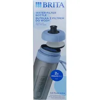 Brita Active blaue 2-Scheiben-Filterflasche