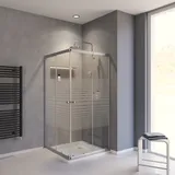 Schulte Eckdusche Sunny 75-90 x 90 cm x 90 cm Silber