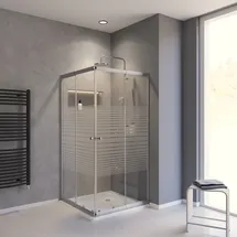 Schulte Eckdusche Sunny 75-90 x 90 cm x 90 cm Silber