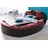 Westfalia Schlafkomfort Rundbett 200 x 230 cm Schwarz