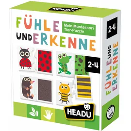 Bauer Lernspiel Montessori Tier-Puzzle Fühle & Erkenne