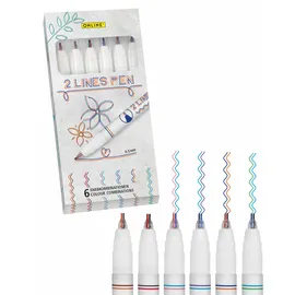 ONLINE USV-Systeme 2 Lines Pen 6 St. mehrfarbig