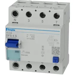 1St. Doepke 09146905 DFS4 063-4/0,30-A S FI-Schutzschalter