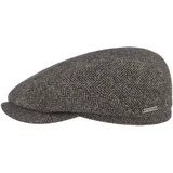 Stetson Belfast Schirmmütze Fischgrat Mehrfarbig Made in EU Damen und Herren Herbst Winter Dunkelbraun 58 cm - 58