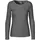 kompatible Ware Neutral Damen T-Shirt langarm \O81050\" Dark heather XXL