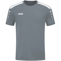 JAKO Power kurzarm Trikot Kinder 840 - steingrau 140