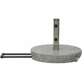Siena Garden Schirmständer Granit 50 x 8 cm Grau