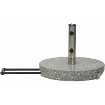 Siena Garden Schirmständer Granit 50 x 8 cm Grau