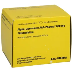 Alpha Liponsäure AAA- Pharma 600 mg Film 100 St