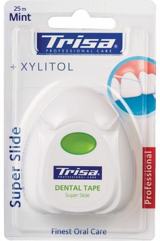 TRISA fil dentaire Super slide saveur menthe 1 pc(s) Fil dentaire