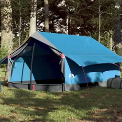 Campingzelt 2 Personen Blau 193x122x96 cm 185T Taft