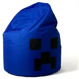 go gift Sitzsack, Blau, Oxford Minecraft