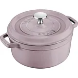 Staub Cocotte 24 cm rund kirschblüte