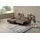 Egoitaliano Eckcouch Polyester mit Recamiere 3-Sitzer Grau