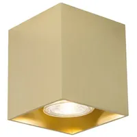 QAZQA Design-Aufbaustrahler Gold GU10 50mm - Qubo